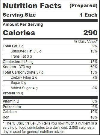 Deli Express Sizemoked Ham and Cheese Wedge Sizeandwich 4.9oz (PACK OF 10)