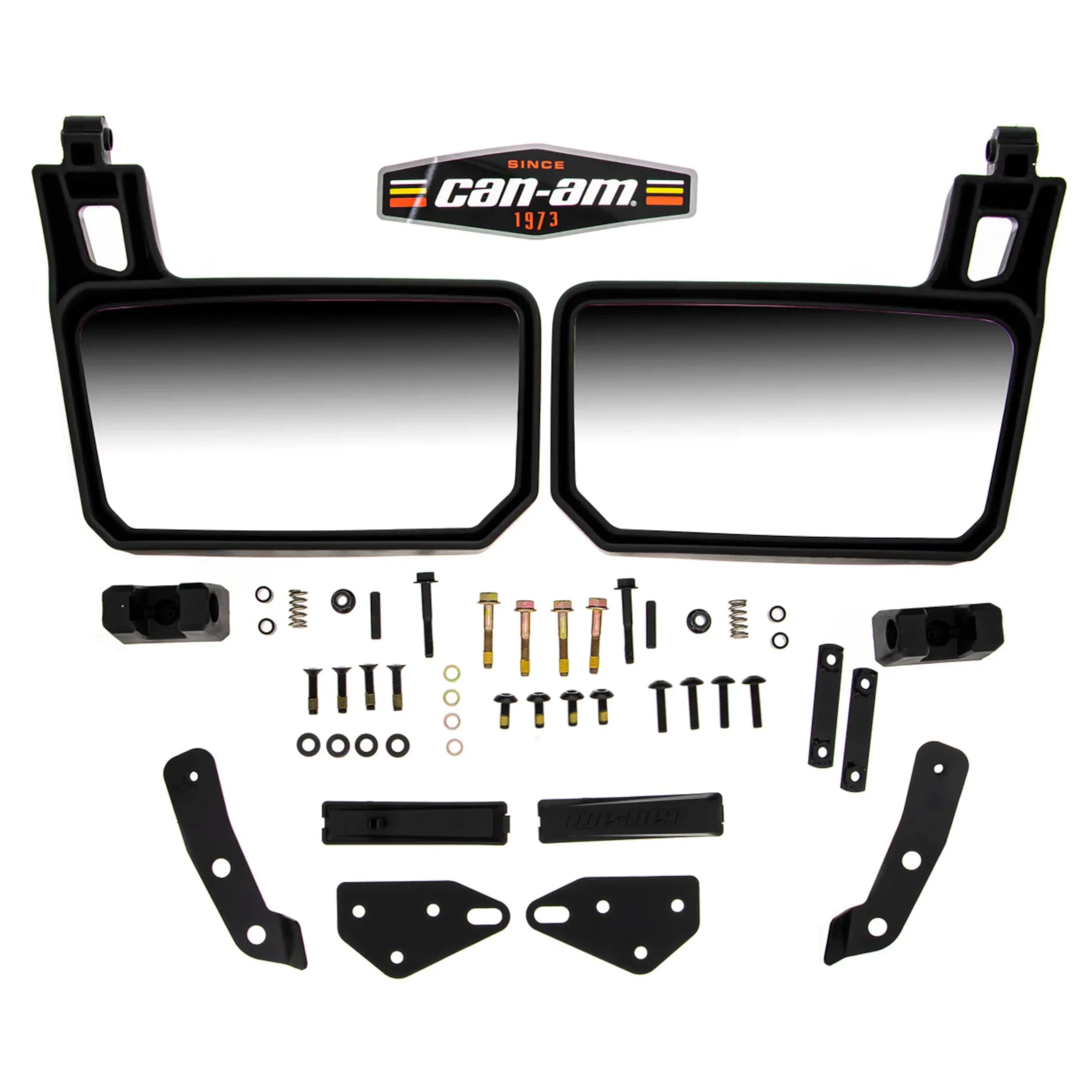 Can-Am New OEM, Nylon Aluminum Sizeide Mirrors (Sizeold In Pair), 715008100