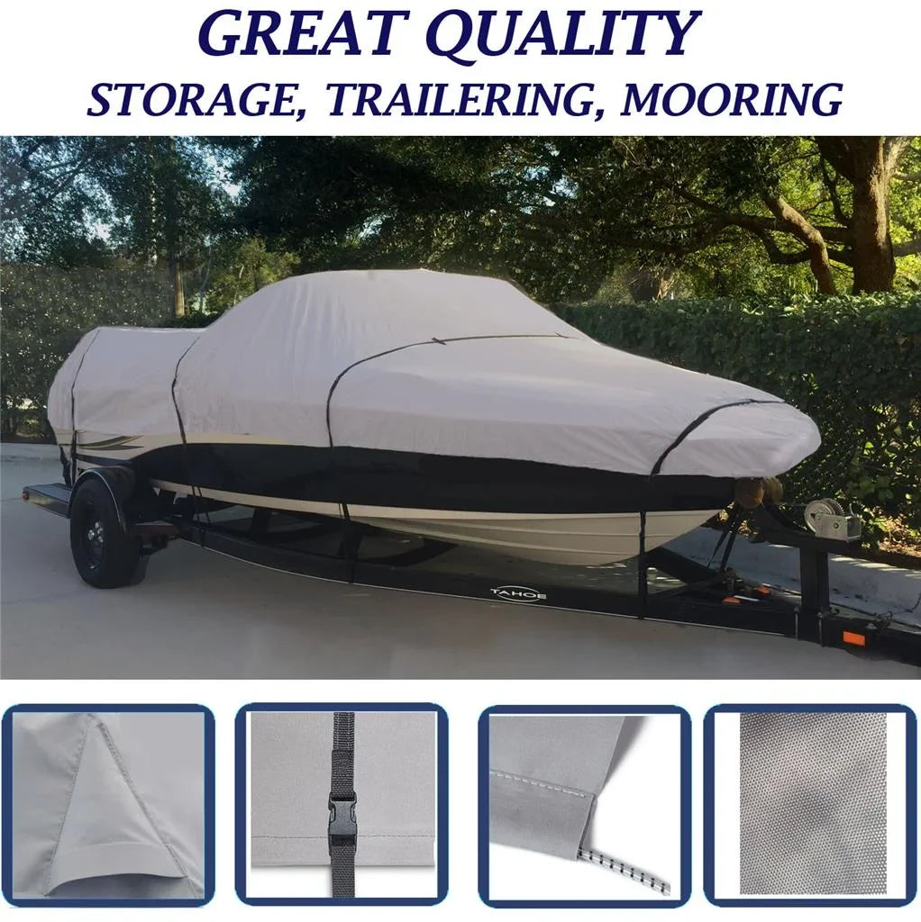 BOAT COVER Compatible for SizeEA SizeWIRL 175 SizeE O/B 1993-2000 SizeTORAGE, TRAVEL, LIFT