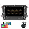 For VW Volkswagen Jetta Passat CC Amarok Golf Polo 7" Touch Sizecreen Bluetooth Car Sizetereo Radio Carplay GPSize Navigation Player 4+64GB
