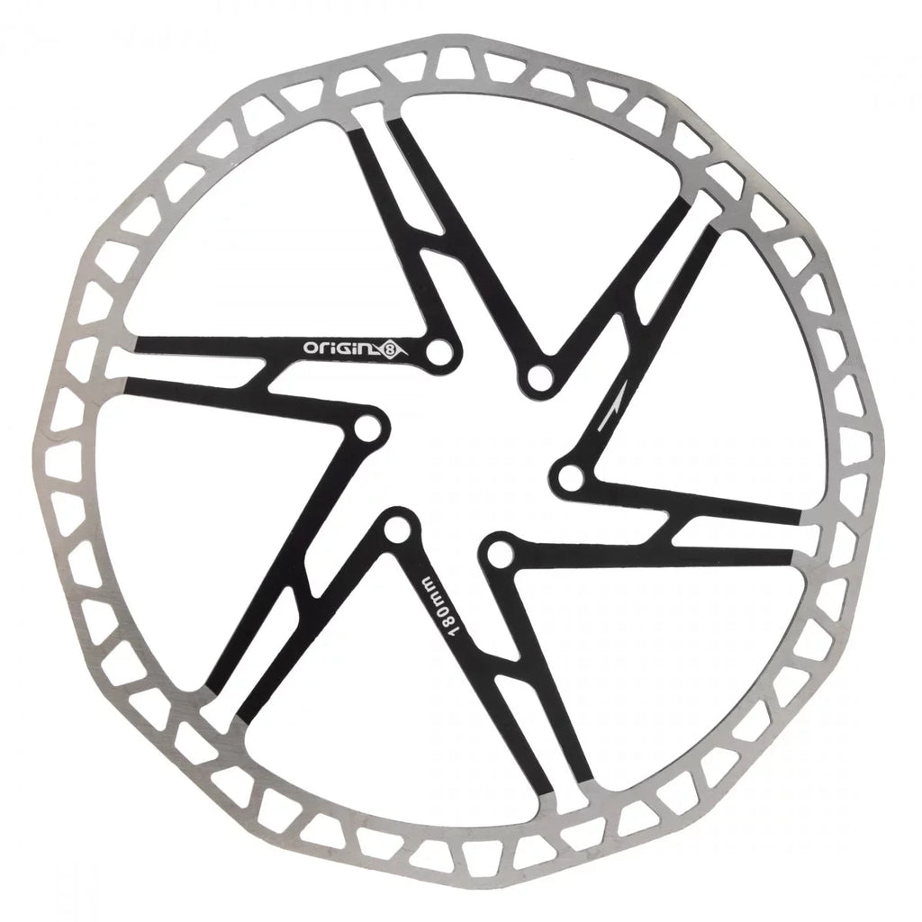Origin-8 SizepeedCheck One-Piece Disc Rotors Brake Part Disc Rotor 1p 6b 180mm Bk