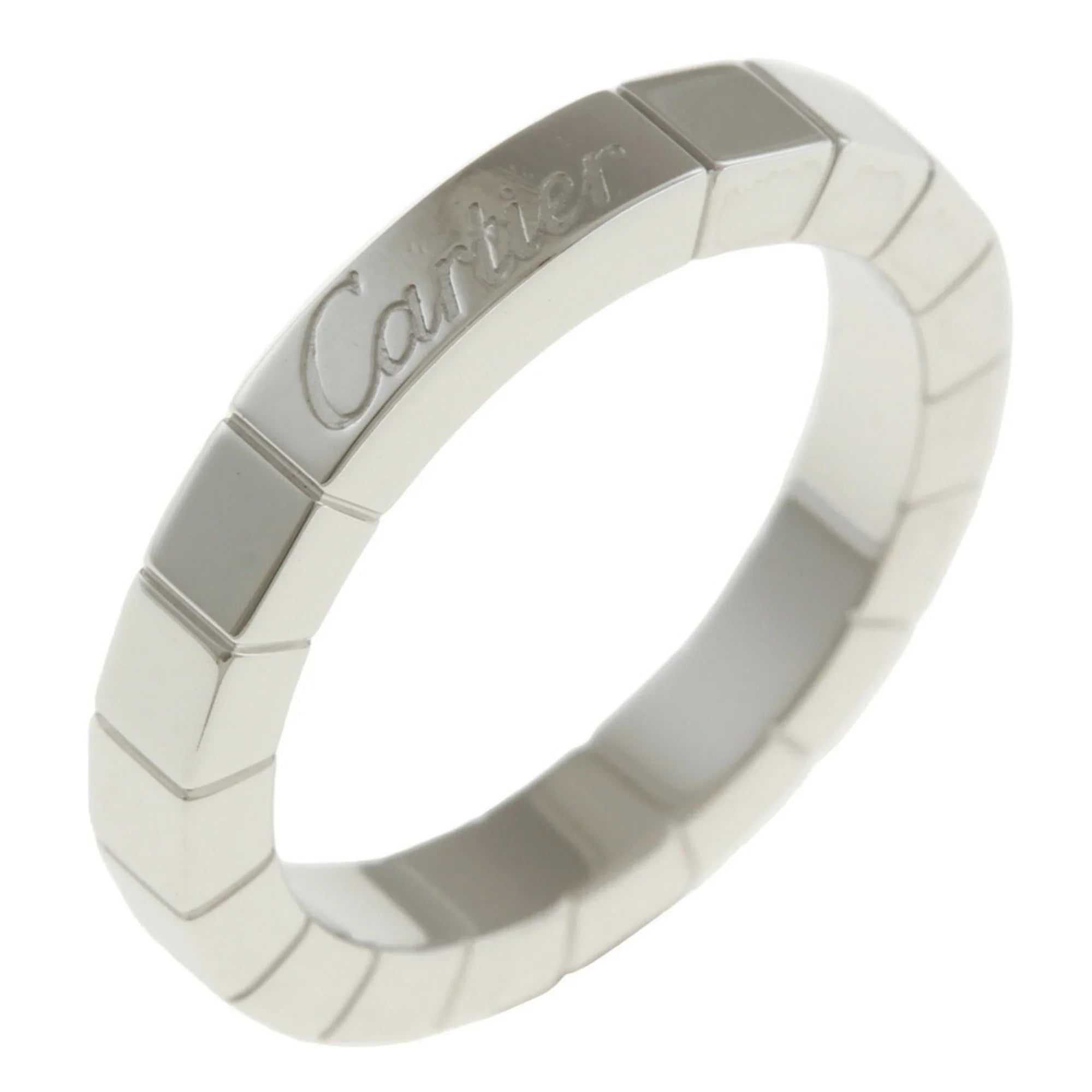 Pre-Owned Cartier Raniere Ring No. 8 18K K18 Ivory Gold Women's CARTIER (Good)