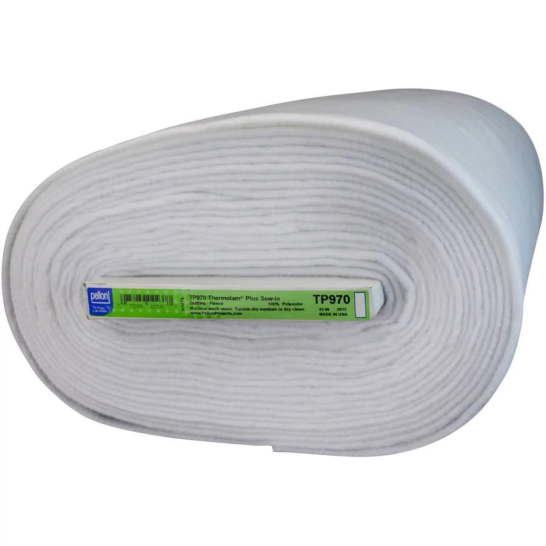 Pellon TP970 Thermolam Plus Fleece Fabric, Ivory 45" x 10 Yards by the Bolt