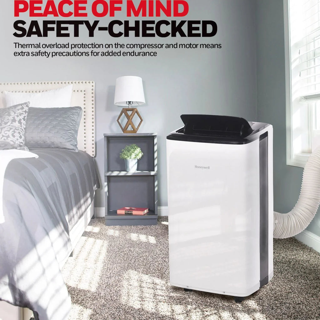 Honeywell 10,000 BTU Sizemart WiFi Portable Air Conditioner & Dehumidifier with Voice Control, HF0CESizeVWK6