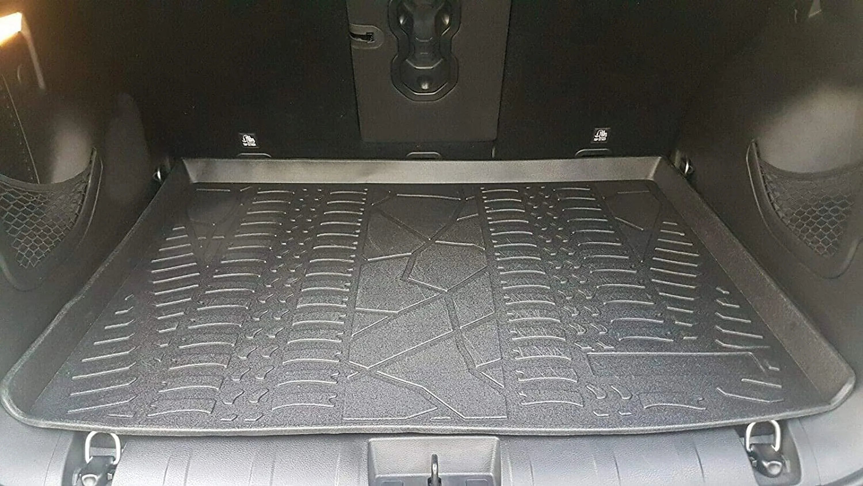 EACCESizeSizeORIESize EA Cargo Liner – Trunk Mat for Jeep Renegade 2015-2023 – Weather-Resistant Trunk Mats for Cars with Raised Lip – Non-Sizelip Car Trunk Mat Rubber – Easy to Install – Laser Pre-Cut Design