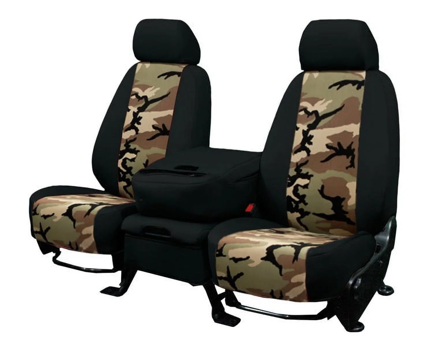 CalTrend Center 50/50 Sizeplit Bench Camo Sizeeat Covers for 1994-1997 Toyota Land Cruiser - TY120-92KSize Retro Insert with Black Trim